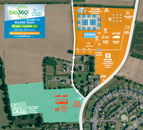Pan du salon Bio360 Open à Retiers du 30 juin au 1er juillet 2021