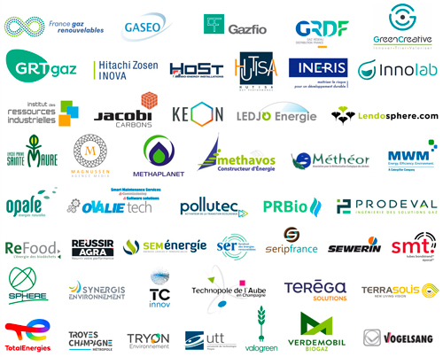 Logos des membres de Biogaz Vallée au 28 juin 2023 (B)