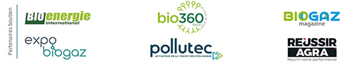 Partenaires Soutien de la 10e Convention d'Affaires du Biogaz et de la Méthanisation à Saint-Etienne les 29-30 nov. 2022