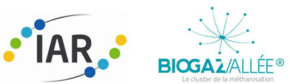 Logos Pôle IAR et Biogaz Vallée®